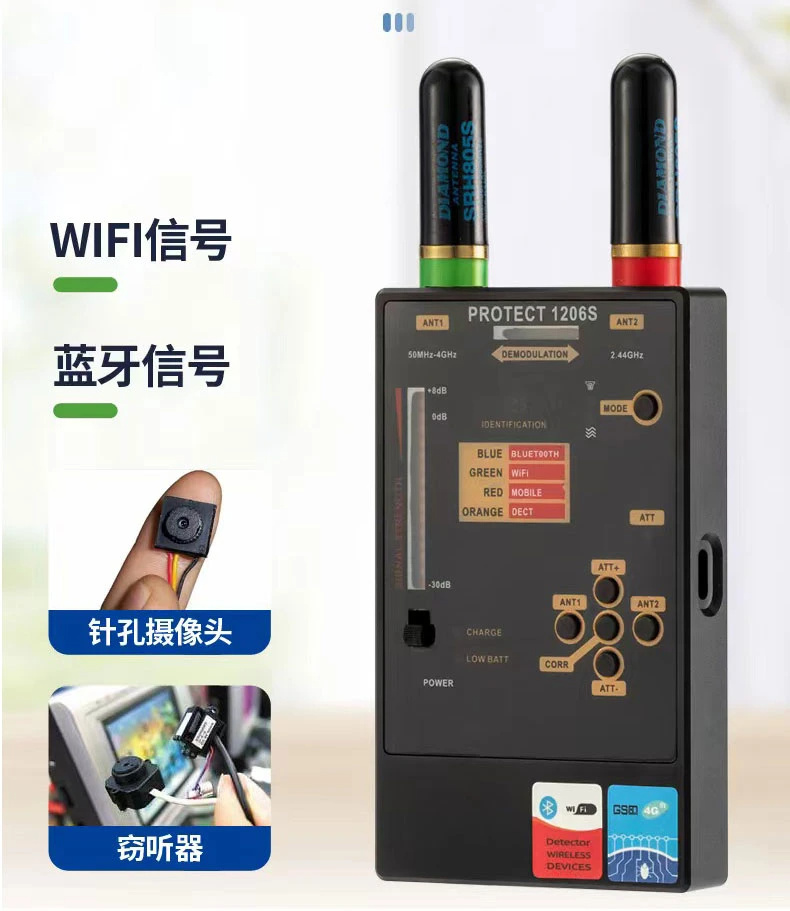 Protect 1206S – Hochsensibler RF Detektor mit Dual-Antennen