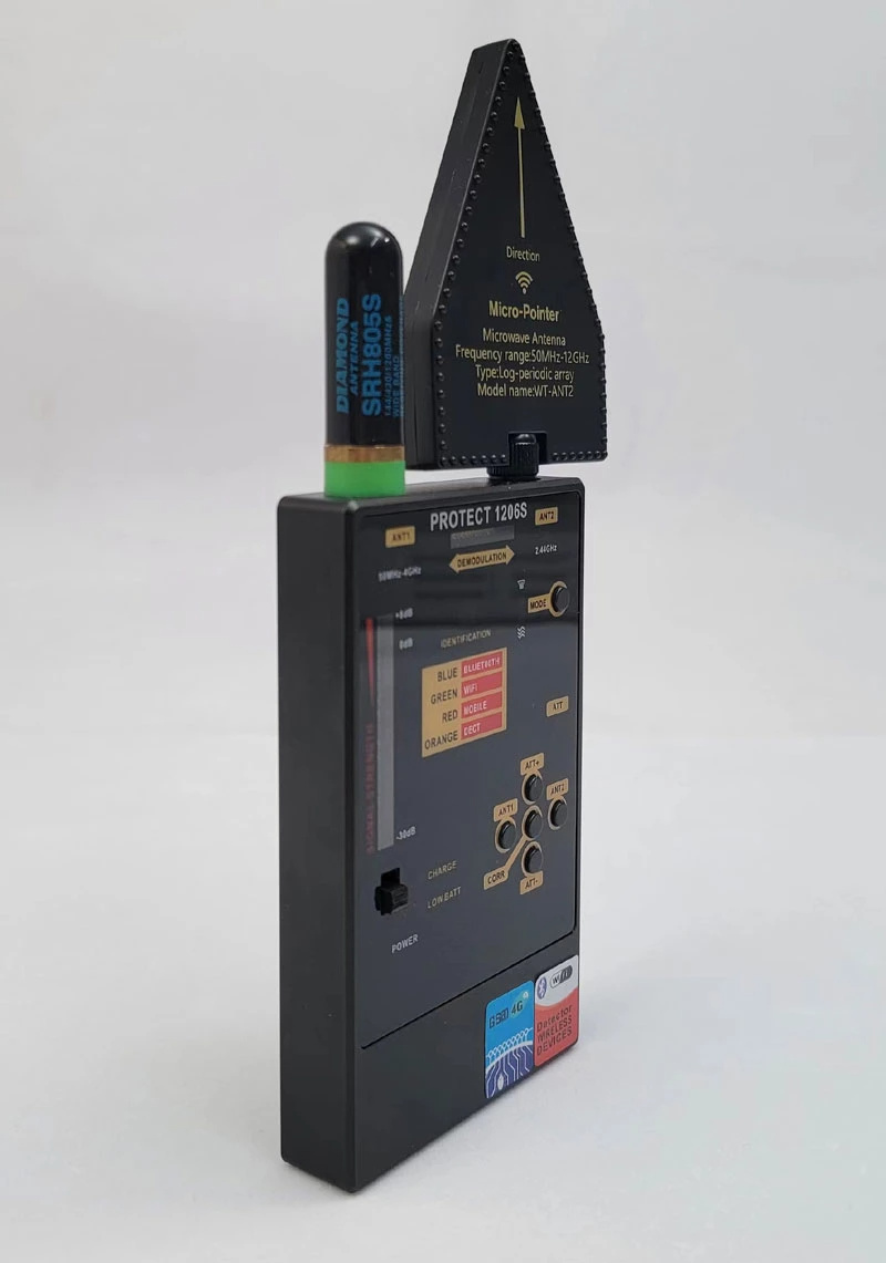 Protect 1206S – Hochsensibler RF Detektor mit Dual-Antennen