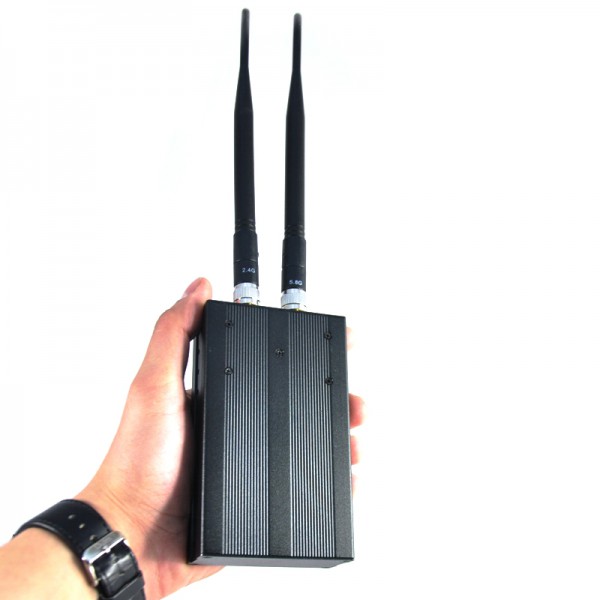 Tragbarer 2.4G & 5.2G WLAN Störsender mit Akku