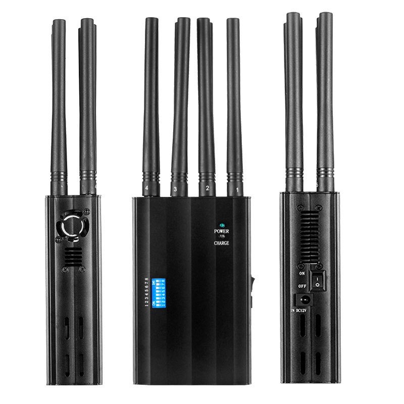 Tragbare Handy Jammer mit 6-Antennen 