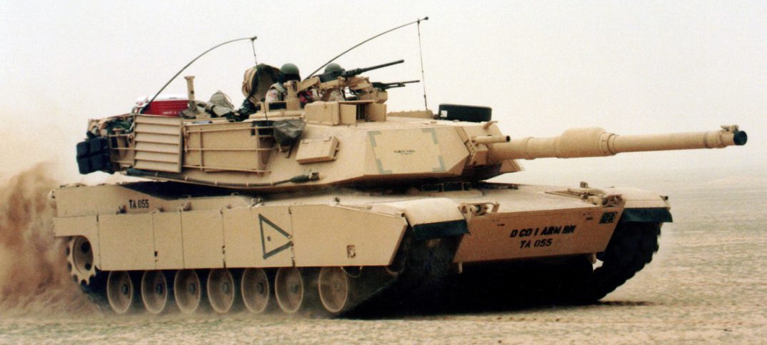 Abrams tank mit GPS stören