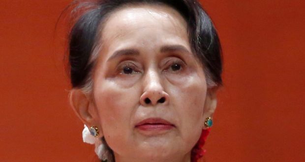 Aung San Suu Kyi und Elektronischen Störsenders 