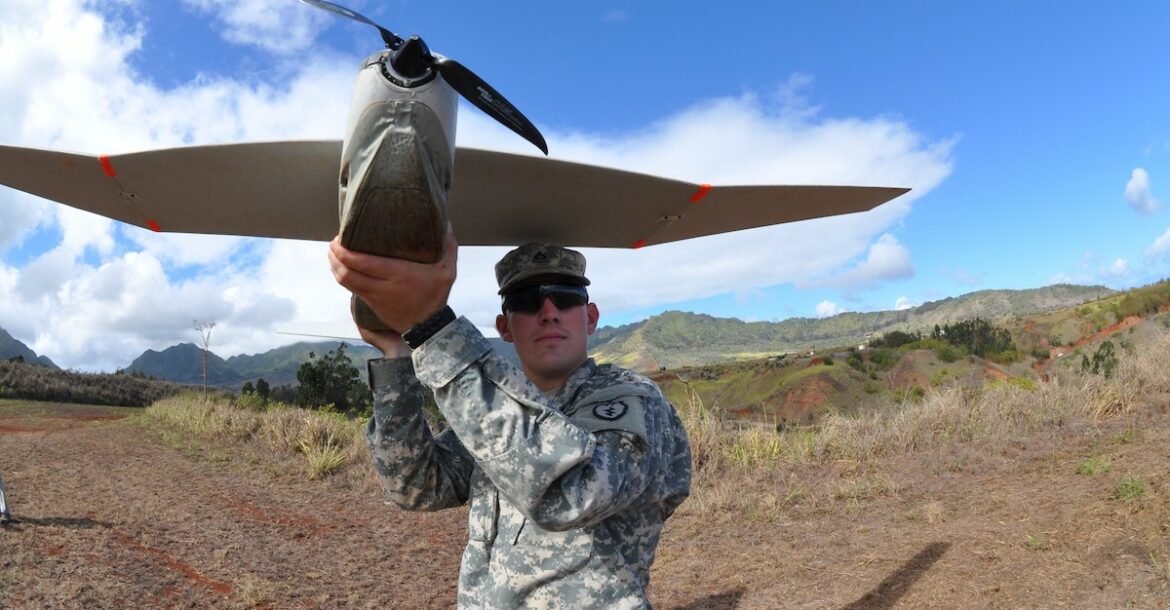 UAVs, die Signale stören