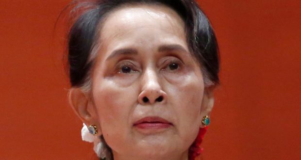 Aung San Suu Kyi und Elektronischen Störsenders