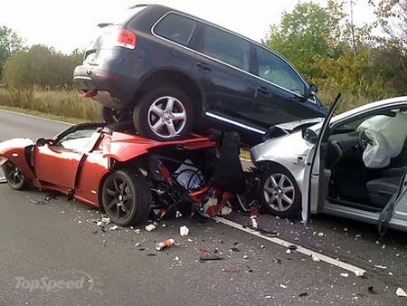 Autounfall Autobahn