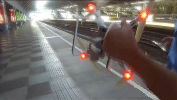 drohne gefallen durch signal störungen