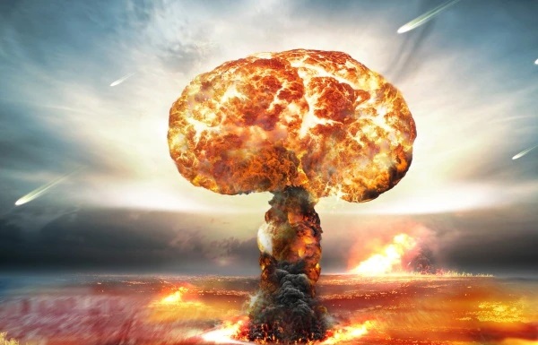 große Atomwaffen und Signal störsender