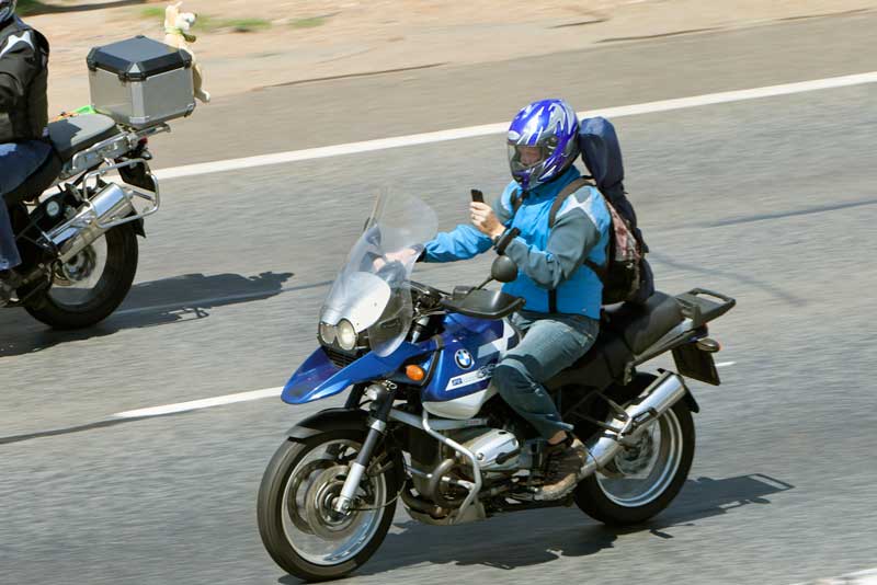 Handy zum Radfahren