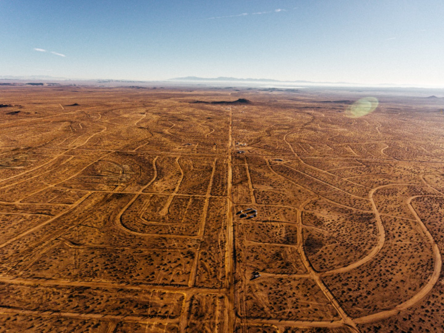 California City aus der Luft