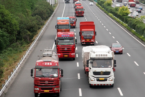 Lkw-Fracht mit GPS Störungen