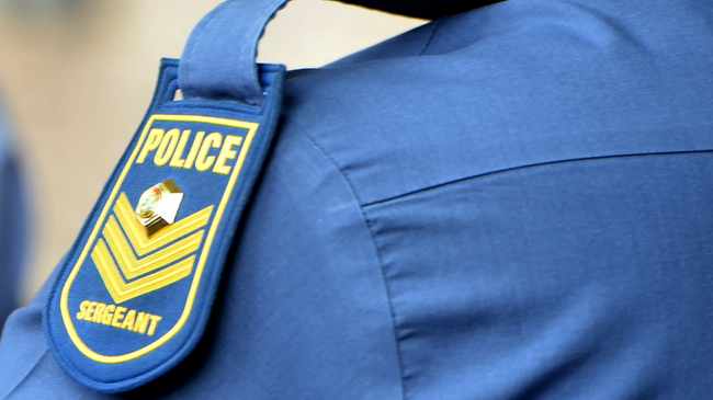 Signal störsender und Polizei-Blaulicht