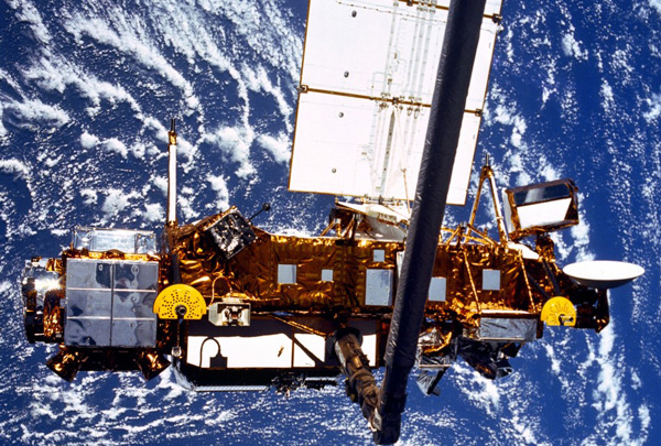 Satellit von oben